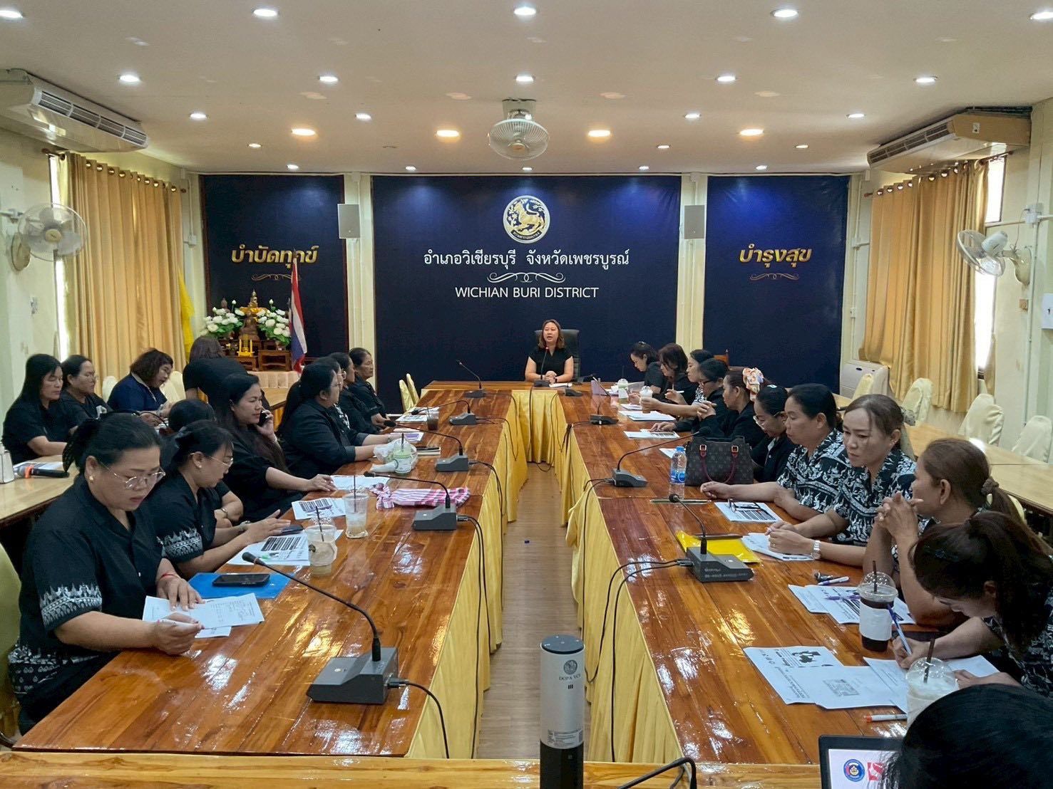 พช.วิเชียรบุรี ดำเนินโครงการเพิ่มประสิทธิภาพการปฏิบัติงานกองทุนพัฒนาบทบาทสตรีแก่กลไกการขับเคลื่อนกองทุนพัฒนาบทบาทสตรี กิจกรรมที่1 เพิ่มประสิทธิภาพการปฎิบัติงานกองทุนพัฒนาบทบาทสตรีแก่กลไกการขับเคลื่อนกองทุนพัฒนาบทบาทสตรีระดับอำเภอ